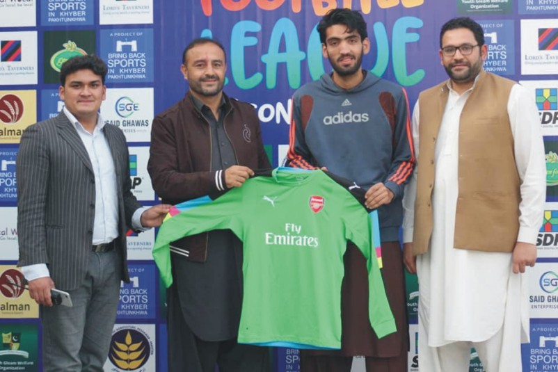 پشاور فٹبال لیگ کا تیسراایڈیشن طہماس سٹیڈیم میں کامیابی سے جاری