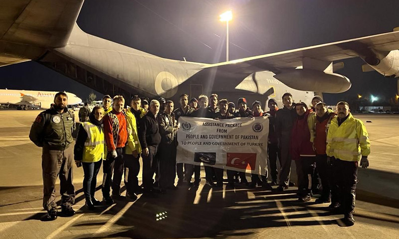 پاک فضائیہ کا دوسرا طیارہ امدادی سامان لے کر ترکیہ روانہ
