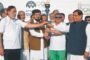 KP Olympic Association President Syed Aqul Shah  handed over the torch to Governor Ghulam Ali