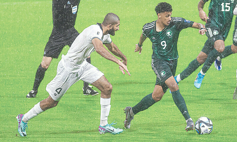 فیفا ورلڈ کپ کوالیفائر: سعودی عرب نے پاکستان کو 0-4 سے شکست دے دی