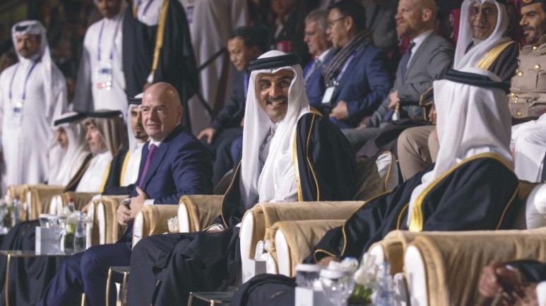 قطر کے شہر دوحہ میں ایشیا کپ فٹبال ٹورنامنٹ کی افتتاحی تقریب