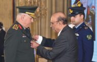صدر مملکت نے ترکیہ کے چیف آف جنرل اسٹاف کو نشان امتیاز ملٹری سے نواز دیا
